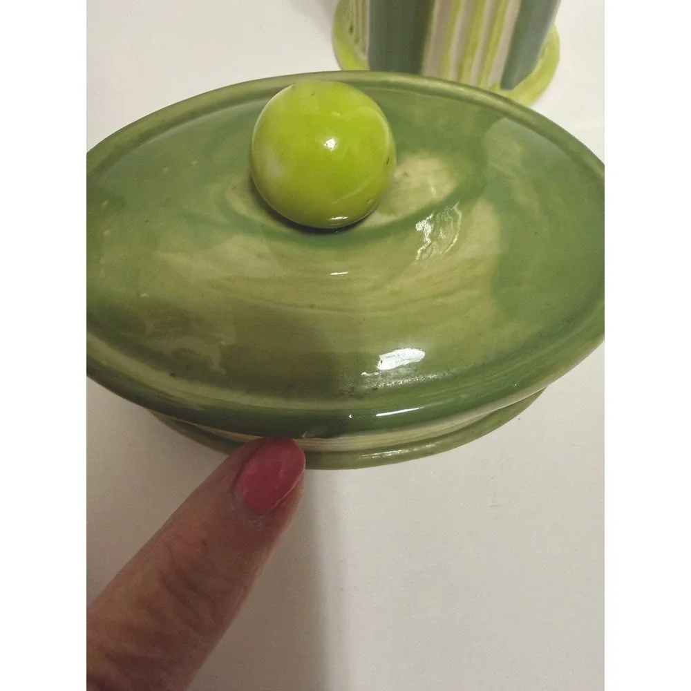 Vintage Ceramic Pasta Keeper Canister Container Carrots‎ Embossed Spaghetti
